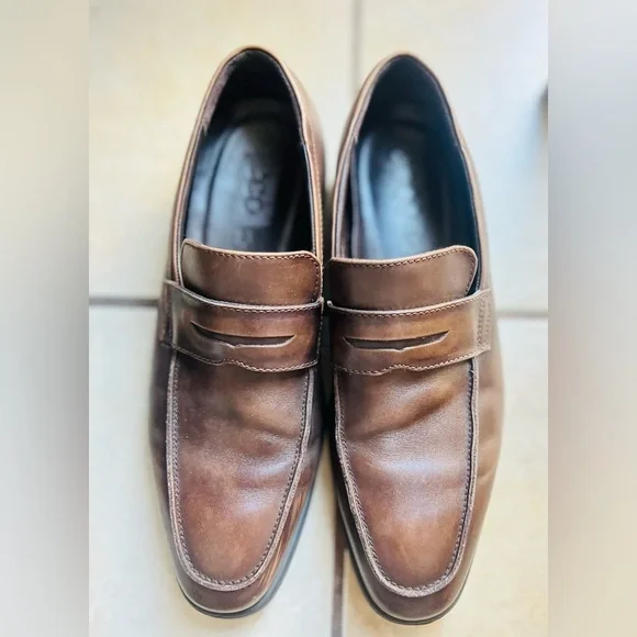 Ecco men’s shoes size 13 brown color great condition